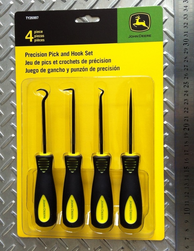 John Deere Precision Pick and Hook 4 Piece Set - Ty26997