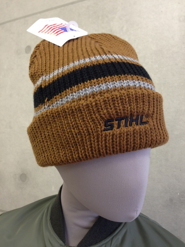 Stihl スチール ニットキャップ 防寒 ノベルティーグッズ Wood Job ウッジョブ